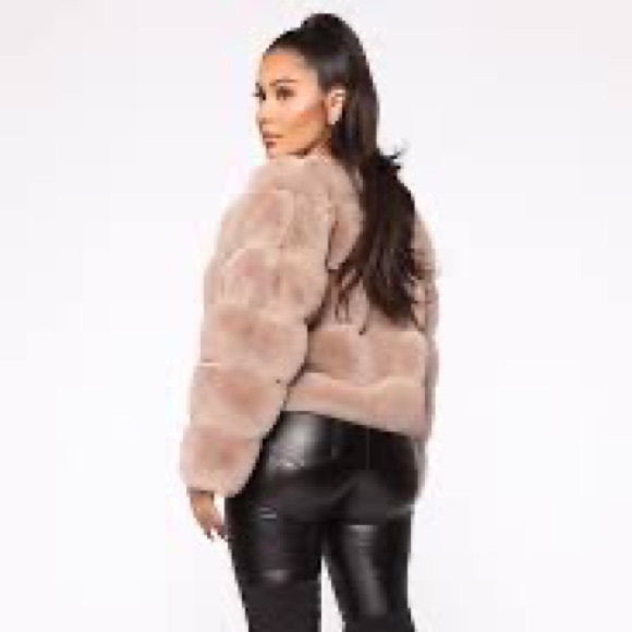 Mocha Faux Fur Coat - Picture 8 of 10
